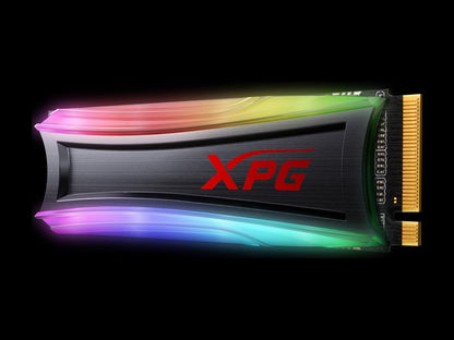 XPG SPECTRIX S40G RGB M.2 2280 512GB PCI-Express 3.0 x4 3D TLC Internal Solid State Drive (SSD) AS40G-512GT-C