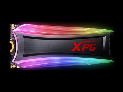 XPG SPECTRIX S40G RGB M.2 2280 512GB PCI-Express 3.0 x4 3D TLC Internal Solid State Drive (SSD) AS40G-512GT-C