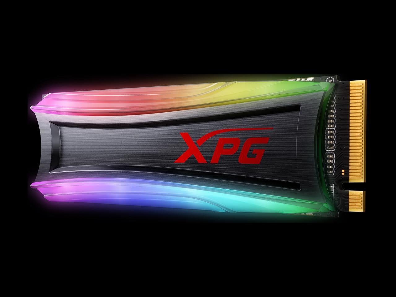 XPG SPECTRIX S40G RGB M.2 2280 1TB PCI-Express 3.0 x4 3D TLC Internal Solid State Drive (SSD) AS40G-1TT-C