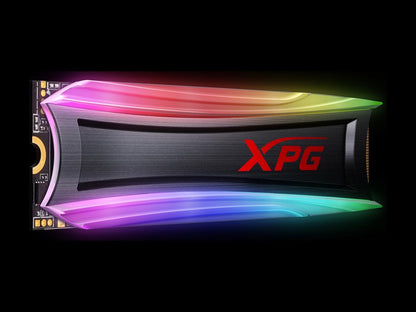 XPG SPECTRIX S40G RGB M.2 2280 1TB PCI-Express 3.0 x4 3D TLC Internal Solid State Drive (SSD) AS40G-1TT-C