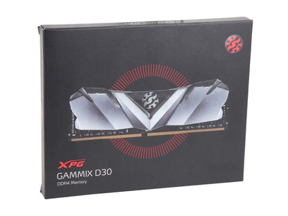 XPG GAMMIX D30 16GB (2 x 8GB) 288-Pin DDR4 SDRAM DDR4 3000 (PC4 24000) Intel XMP 2.0 Desktop Memory Model AX4U300038G16A-DB30