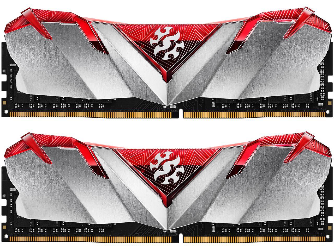 XPG GAMMIX D30 16GB (2 x 8GB) 288-Pin DDR4 SDRAM DDR4 3000 (PC4 24000) Intel XMP 2.0 Desktop Memory Model AX4U300038G16A-DR30