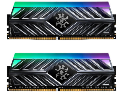 XPG SPECTRIX D41 TUF Gaming Limited Edition RGB 3200MHz 16GB (2x8GB) 288-Pin DDR4 PC4-25600 Desktop U-DIMM Memory Retail Kit Black AX4U320038G16A-DB41