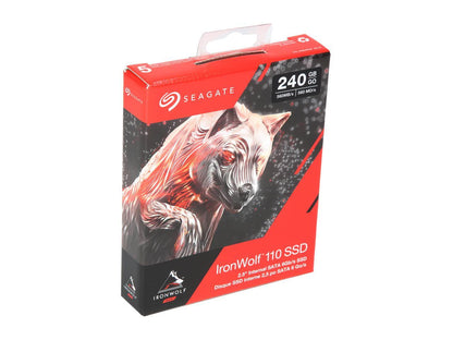 Seagate IronWolf 110 2.5" 240GB SATA III 3D TLC Internal Solid State Drive (SSD) ZA240NM10011