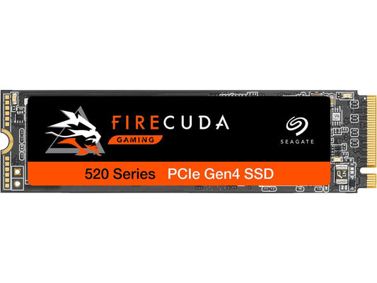 Seagate FireCuda 520 M.2 2280 500GB PCIe Gen4 x4, NVMe 1.3 3D TLC Internal Solid State Drive (SSD) ZP500GM3A002