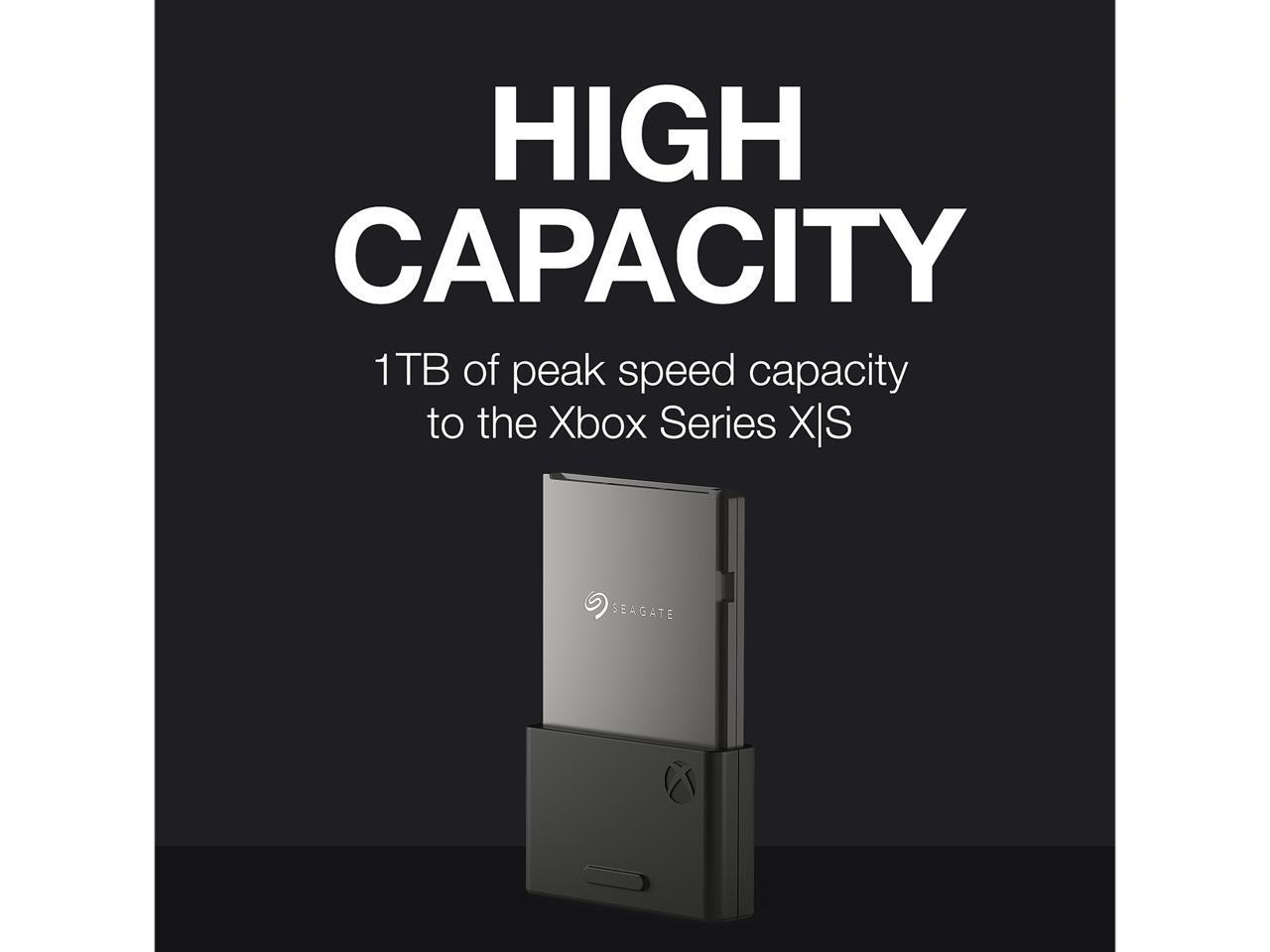 Seagate Storage Expansion Card for Xbox Series X|S 1TB Solid State Drive - NVMe Expansion SSD for Xbox Series X|S (STJR1000400)