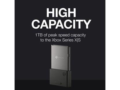 Seagate Storage Expansion Card for Xbox Series X|S 1TB Solid State Drive - NVMe Expansion SSD for Xbox Series X|S (STJR1000400)