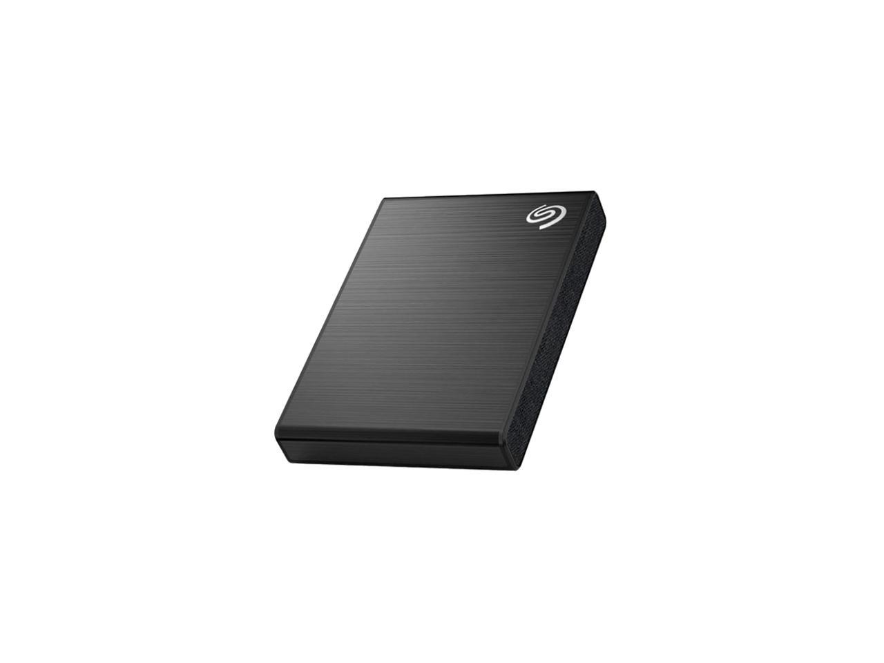 Seagate One Touch SSD 2TB External SSD Portable - Black, Speeds up to 1030MB/s, with Android App, 1yr Mylio Create, 4mo Adobe Creative Cloud Photography Plan and Rescue Services (STKG2000400)