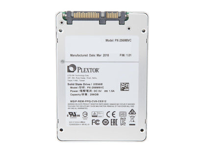 Plextor M8VC 2.5" 256GB SATA III 3D TLC Internal Solid State Drive (SSD) PX-256M8VC