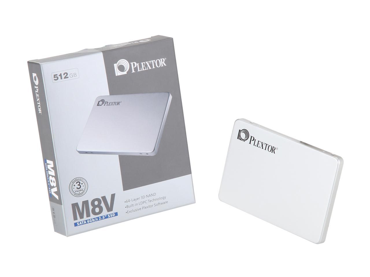 Plextor M8VC 2.5" 512GB SATA III 3D TLC Internal Solid State Drive (SSD) PX-512M8VC