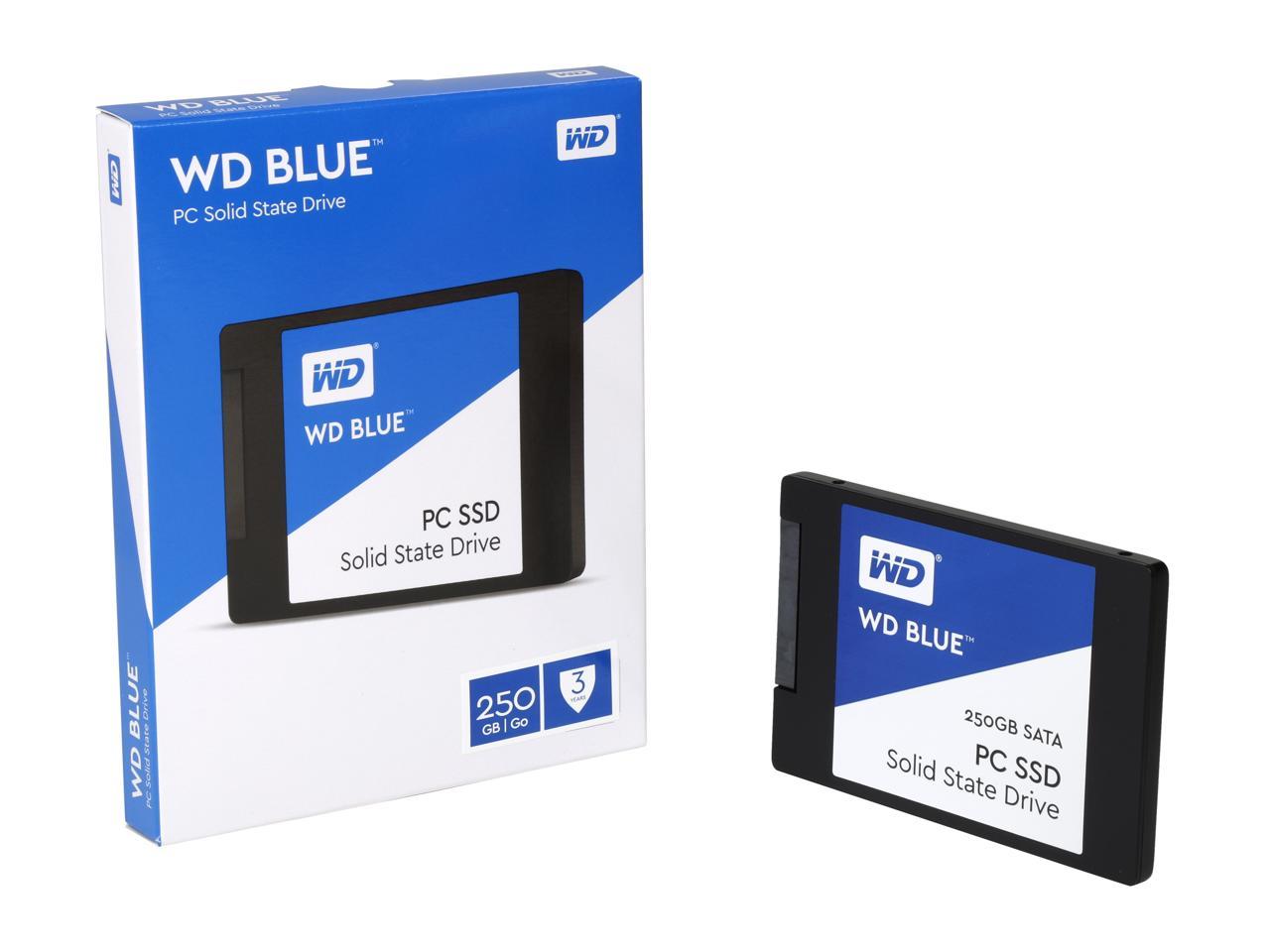 WD Blue 250GB Internal SSD Solid State Drive - SATA 6Gb/s 2.5 Inch - WDS250G1B0A