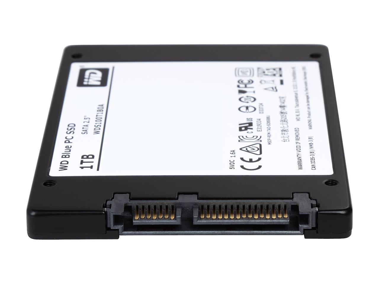 WD Blue 1TB Internal SSD Solid State Drive - SATA 6Gb/s 2.5 Inch - WDS100T1B0A
