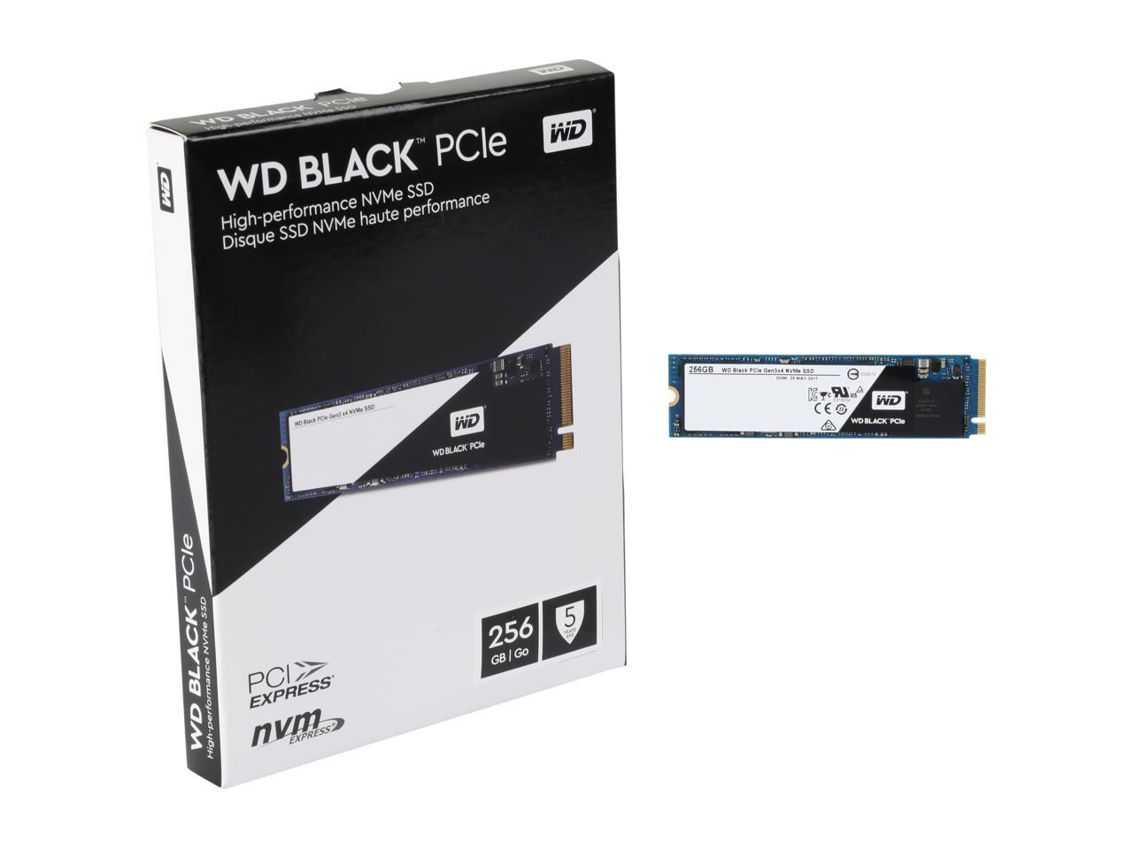 WD Black 256GB Performance SSD - M.2 2280 PCIe NVMe Solid State Drive - WDS256G1X0C