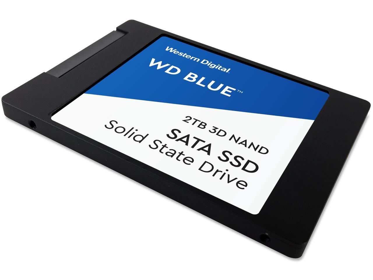 WD Blue 3D NAND 2TB Internal SSD - SATA III 6Gb/s 2.5"/7mm Solid State Drive - WDS200T2B0A