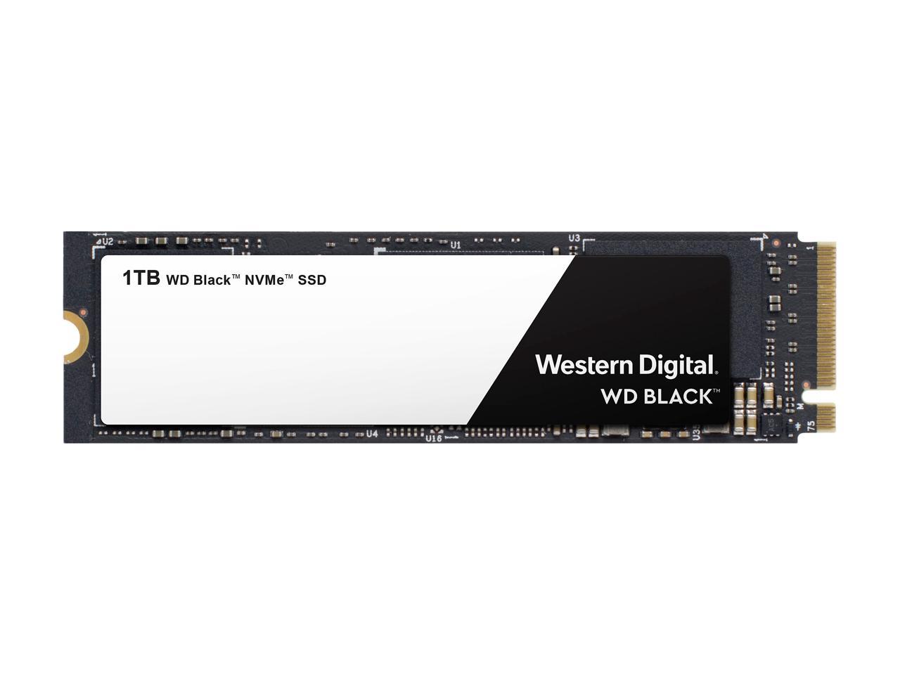 WD Black NVMe M.2 2280 1TB PCI-Express 3.0 x4 3D NAND Internal Solid State Drive (SSD) WDS100T2X0C