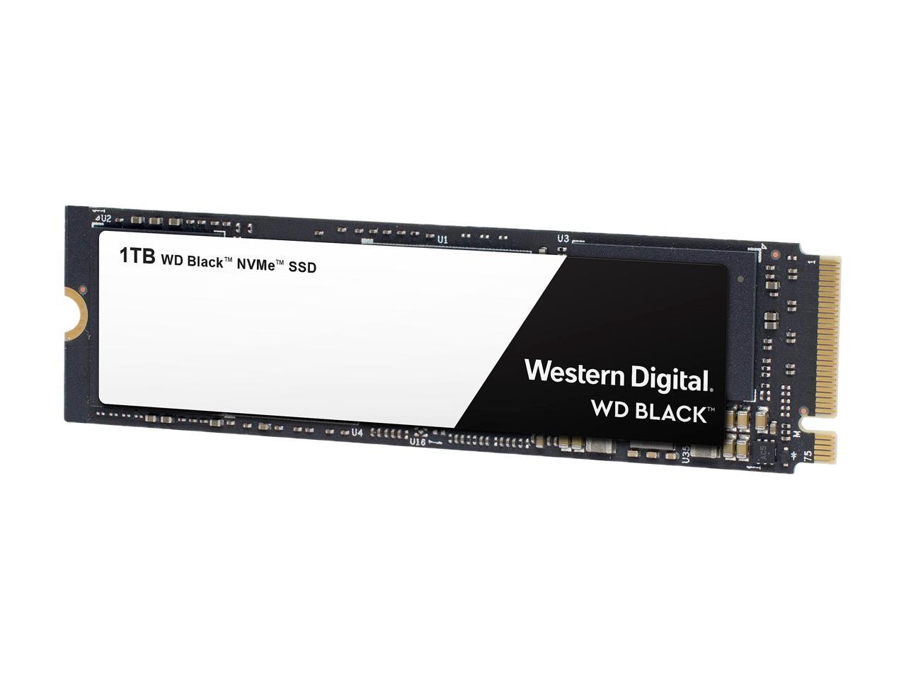 WD Black NVMe M.2 2280 1TB PCI-Express 3.0 x4 3D NAND Internal Solid State Drive (SSD) WDS100T2X0C