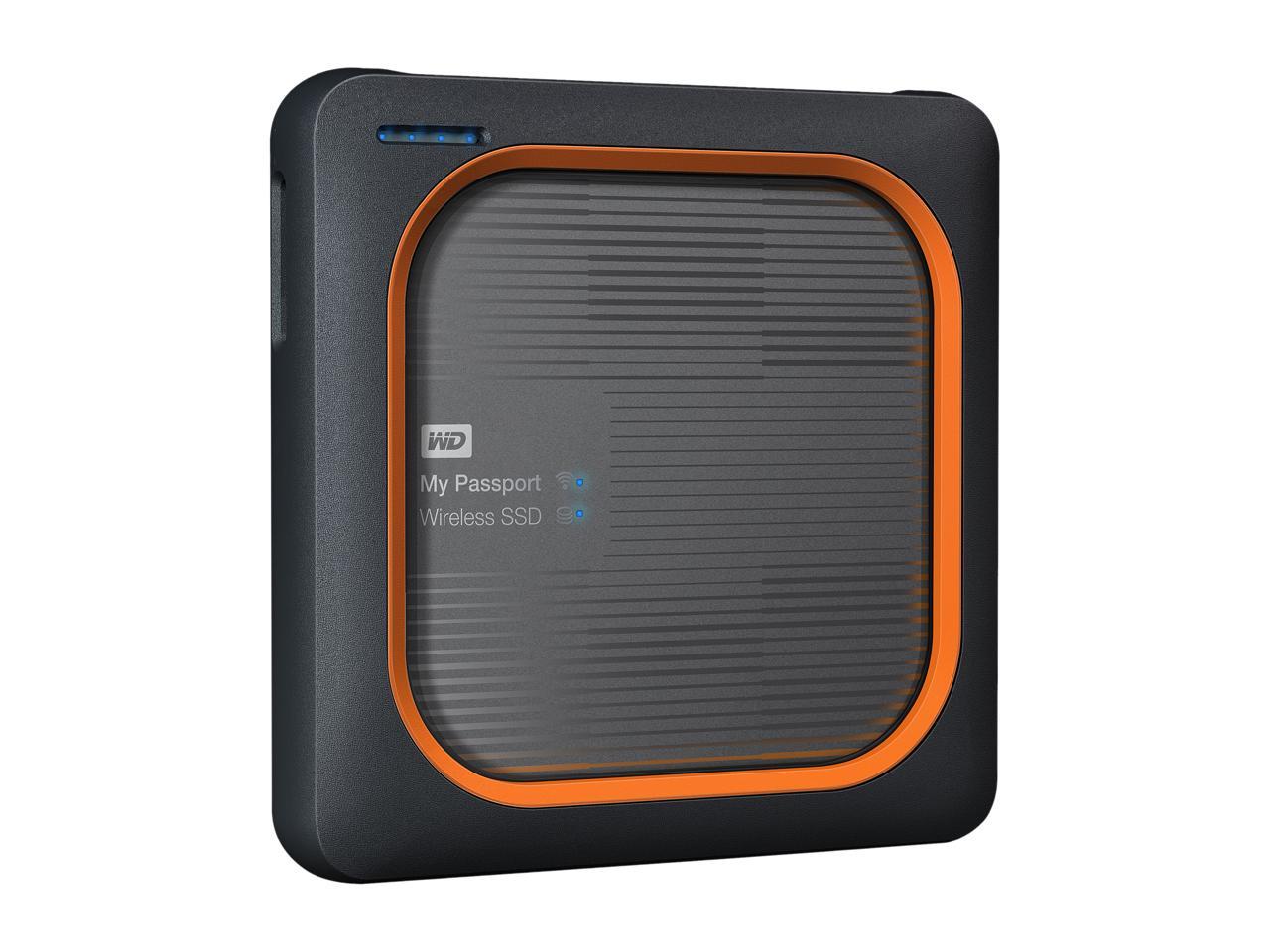 WD 2TB My Passport Wireless SSD External Portable Drive - One-touch SD Card Backup, AC Wi-Fi, USB 3.0, Mobile Access & 4K Streaming