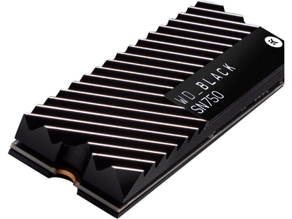Western Digital WD BLACK SN750 NVMe M.2 2280 500GB PCI-Express 3.0 x4 64-layer 3D NAND Internal Solid State Drive (SSD) WDS500G3XHC W/ Heatsink