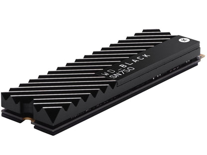 Western Digital WD BLACK SN750 NVMe M.2 2280 1TB PCI-Express 3.0 x4 64-layer 3D NAND Internal Solid State Drive (SSD) WDS100T3XHC W/ Heatsink