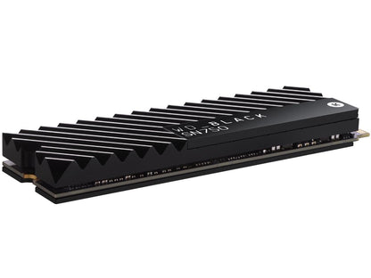 Western Digital WD BLACK SN750 NVMe M.2 2280 1TB PCI-Express 3.0 x4 64-layer 3D NAND Internal Solid State Drive (SSD) WDS100T3XHC W/ Heatsink