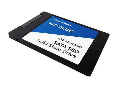 Western Digital Blue 2.5" 4TB SATA III 3D NAND Internal Solid State Drive (SSD) WDS400T2B0A