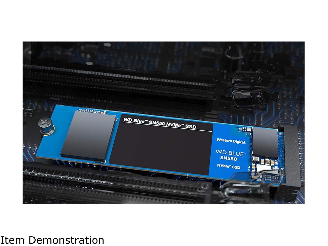 Western Digital WD Blue SN550 NVMe M.2 2280 250GB PCI-Express 3.0 x4 3D NAND Internal Solid State Drive (SSD) WDS250G2B0C