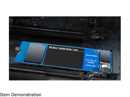 Western Digital WD Blue SN550 NVMe M.2 2280 250GB PCI-Express 3.0 x4 3D NAND Internal Solid State Drive (SSD) WDS250G2B0C