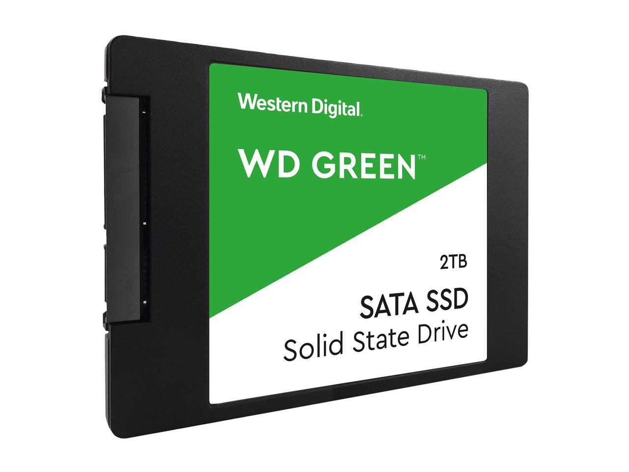WD Green 2TB Internal SSD Solid State Drive - SATA 6Gb/s 2.5 Inch - WDS200T2G0A