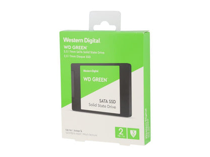 WD Green 2TB Internal SSD Solid State Drive - SATA 6Gb/s 2.5 Inch - WDS200T2G0A