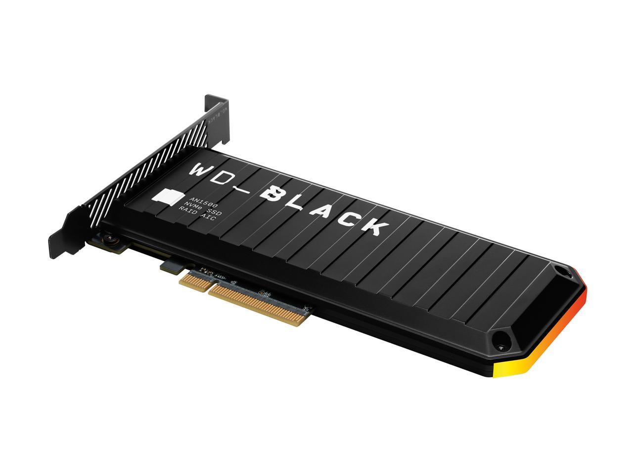 Western Digital WD BLACK AN1500 NVMe AIC 4TB PCI-Express 3.0 x8 Internal Solid State Drive (SSD) WDS400T1X0L