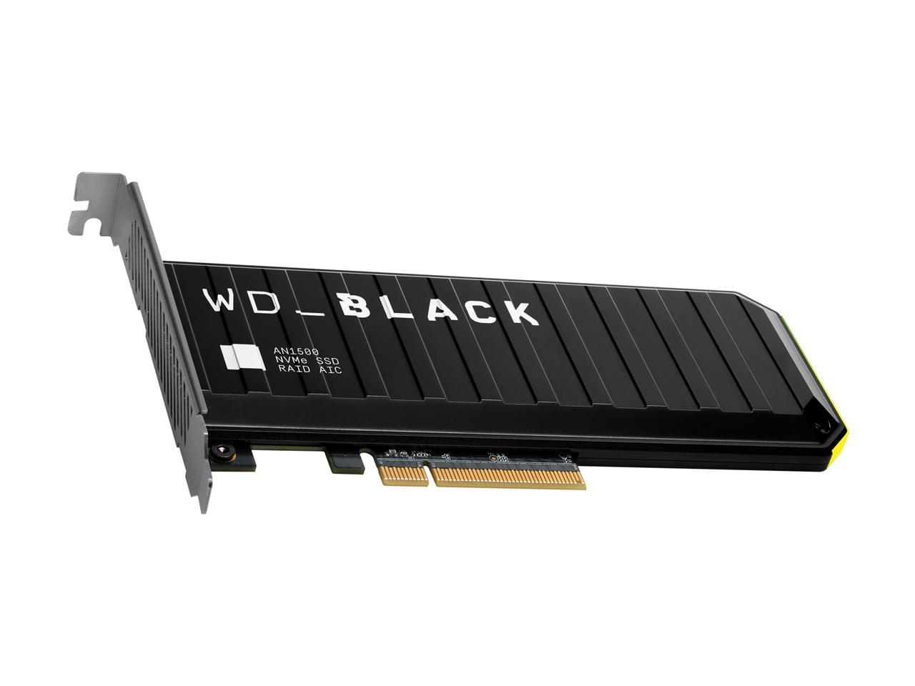 Western Digital WD BLACK AN1500 NVMe AIC 4TB PCI-Express 3.0 x8 Internal Solid State Drive (SSD) WDS400T1X0L