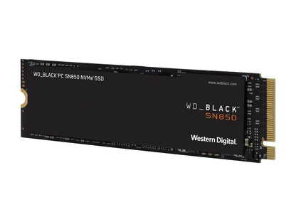 Western Digital WD BLACK SN850 NVMe M.2 2280 1TB PCI-Express 4.0 x4 3D NAND Internal Solid State Drive (SSD) WDS100T1X0E