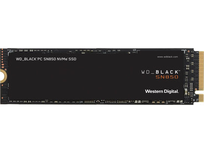 Western Digital WD BLACK SN850 NVMe M.2 2280 500GB PCI-Express 4.0 x4 3D NAND Internal Solid State Drive (SSD) WDS500G1X0E