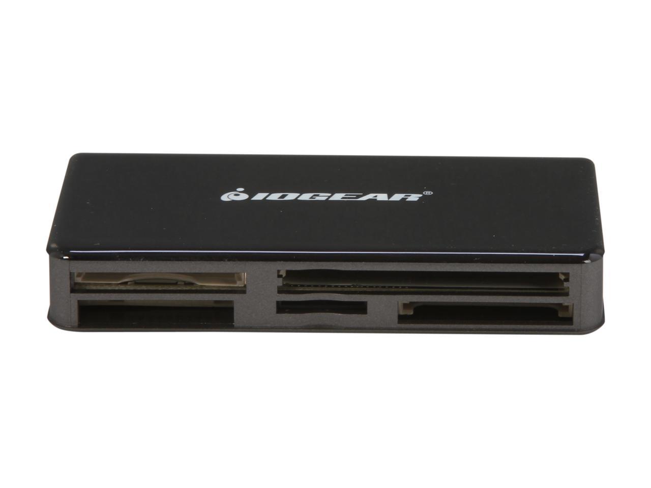 IOGEAR GFR381 SuperSpeed USB 3.0 Support Compact Flash/ Micro Drive/ SD/ SDHC/ SDXC/ Olympus DC and XD Card/ microSD/ microSDHC/ microSDXC/ Memory Stick/ M2 Multi-Card Reader / Writer