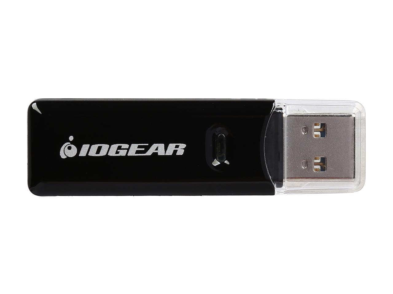 IOGEAR GFR305SD Flash Reader USB 3.0 Compact USB 3.0 SDXC/MicroSDXC Card Reader/Writer