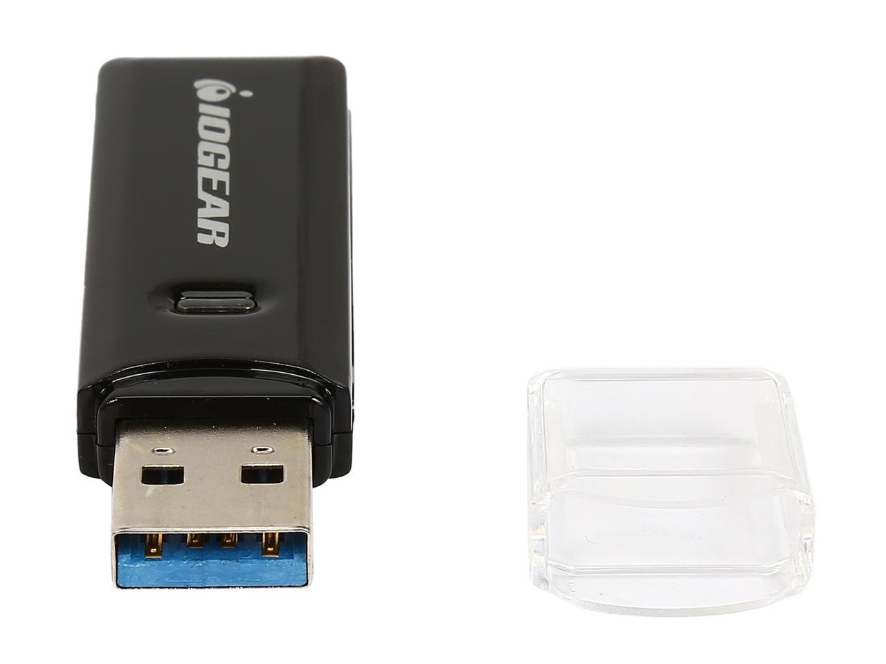 IOGEAR GFR305SD Flash Reader USB 3.0 Compact USB 3.0 SDXC/MicroSDXC Card Reader/Writer