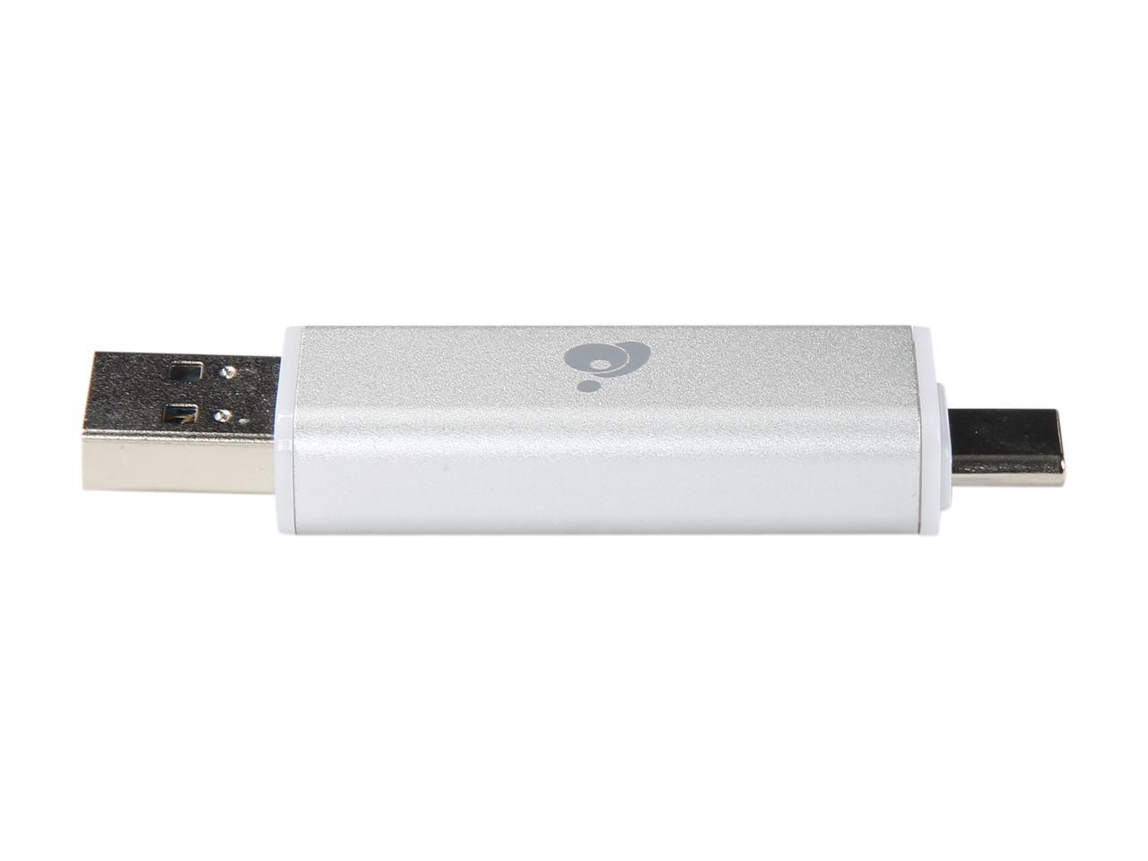 IOGEAR GFR3C12 SD/microSD USB-C / USB-A Duo Card Reader/Writer