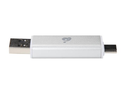 IOGEAR GFR3C12 SD/microSD USB-C / USB-A Duo Card Reader/Writer
