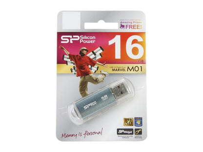Silicon Power Marvel M01 16GB Entry Level USB 3.0 Flash Drive Model SP016GBUF3M01V1B
