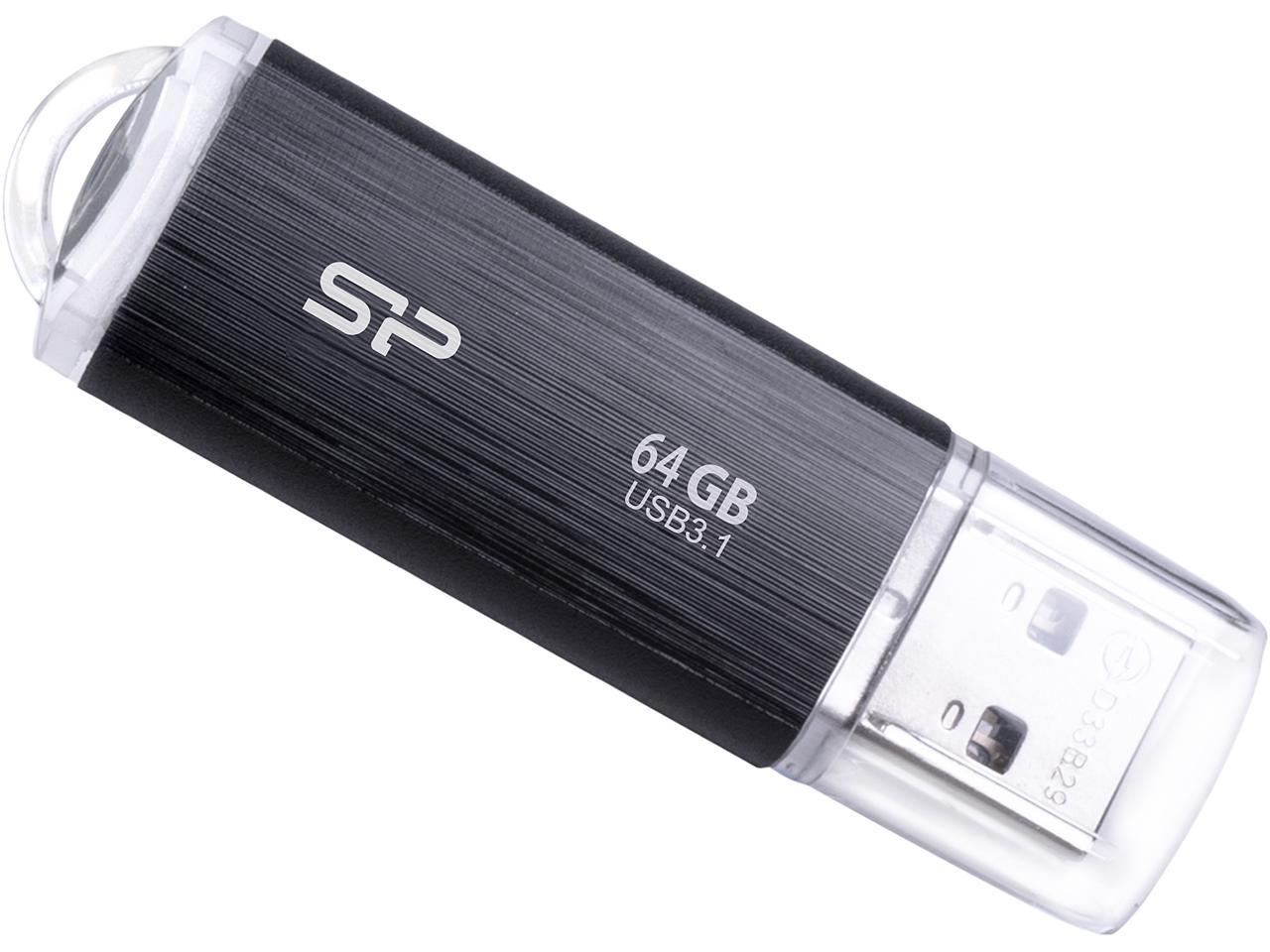 Silicon Power 64GB Blaze B02 USB 3.1 Flash Drive (SP064GBUF3B02V1K)