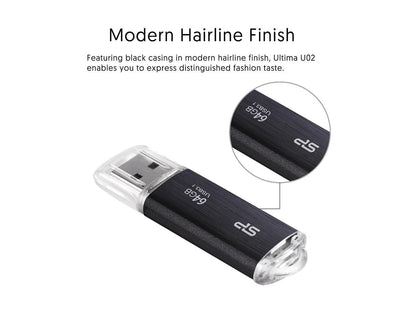 Silicon Power 64GB Blaze B02 USB 3.1 Flash Drive (SP064GBUF3B02V1K)
