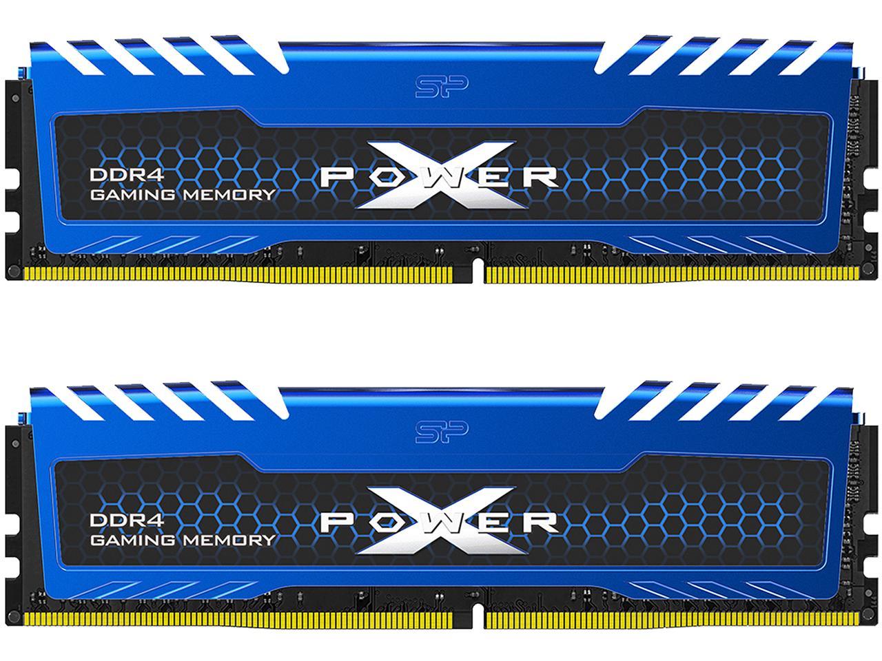 Silicon Power 16GB (2 x 8GB) DDR4 3600 (PC4 28800) 288-Pin XPOWER Turbine DDR4 SDRAM Desktop Memory Model SP016GXLZU360BDA