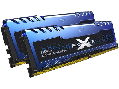 Silicon Power 32GB (2 x 16GB) DDR4 3200 (PC4 25600) 288-Pin XPOWER Turbine DDR4 SDRAM Desktop Memory Model SP032GXLZU360BDA