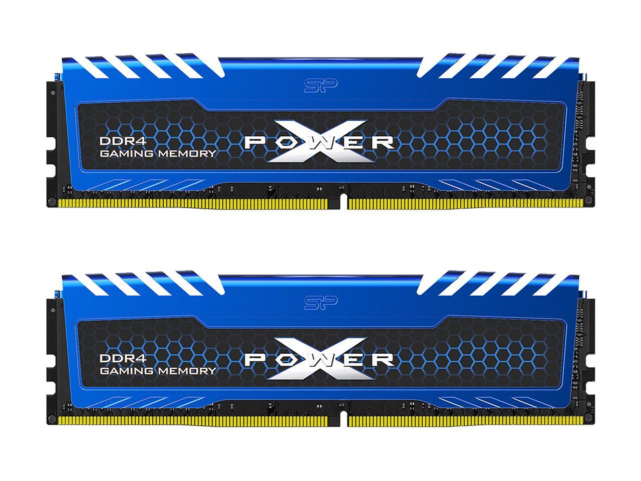 Silicon Power 32GB (2 x 16GB) DDR4 3200 (PC4 25600) 288-Pin XPOWER Turbine DDR4 SDRAM Desktop Memory Model SP032GXLZU360BDA