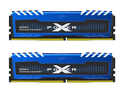 Silicon Power 32GB (2 x 16GB) DDR4 3200 (PC4 25600) 288-Pin XPOWER Turbine DDR4 SDRAM Desktop Memory Model SP032GXLZU360BDA