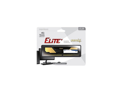 Team Elite Plus 8GB 288-Pin DDR4 SDRAM DDR4 2400 (PC4 19200) Desktop Memory Model TPD48G2400HC1601