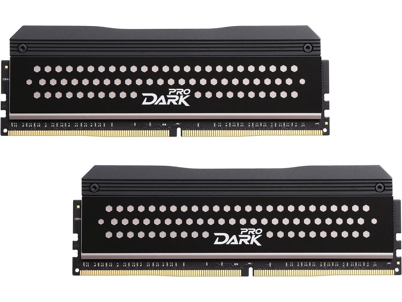 Team T-Force DARK Pro 16GB (2 x 8GB) 288-Pin DDR4 SDRAM DDR4 3200 (PC4 25600) Desktop Memory Model TDPGD416G3200HC14ADC01