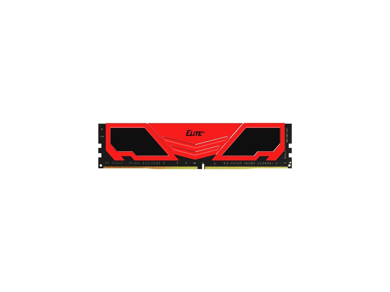 Team Elite Plus 8GB 288-Pin DDR4 SDRAM DDR4 2400 (PC4 19200) Desktop Memory Model TPRD48G2400HC1601