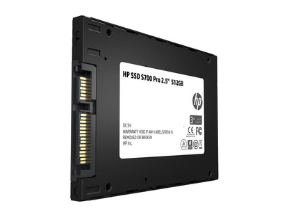 HP S700 Pro 2.5" 512GB SATA III 3D NAND Internal Solid State Drive (SSD) 2AP99AA#ABL