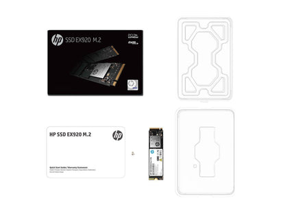 HP EX920 M.2 1TB PCIe 3.0 x4 NVMe 3D TLC NAND Internal Solid State Drive (SSD) 2YY47AA#ABC